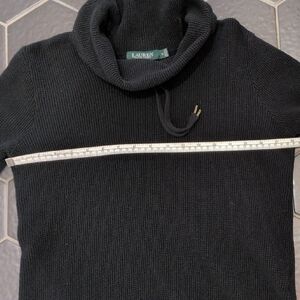 Ralph Lauren Black Cowl Neck Sweater